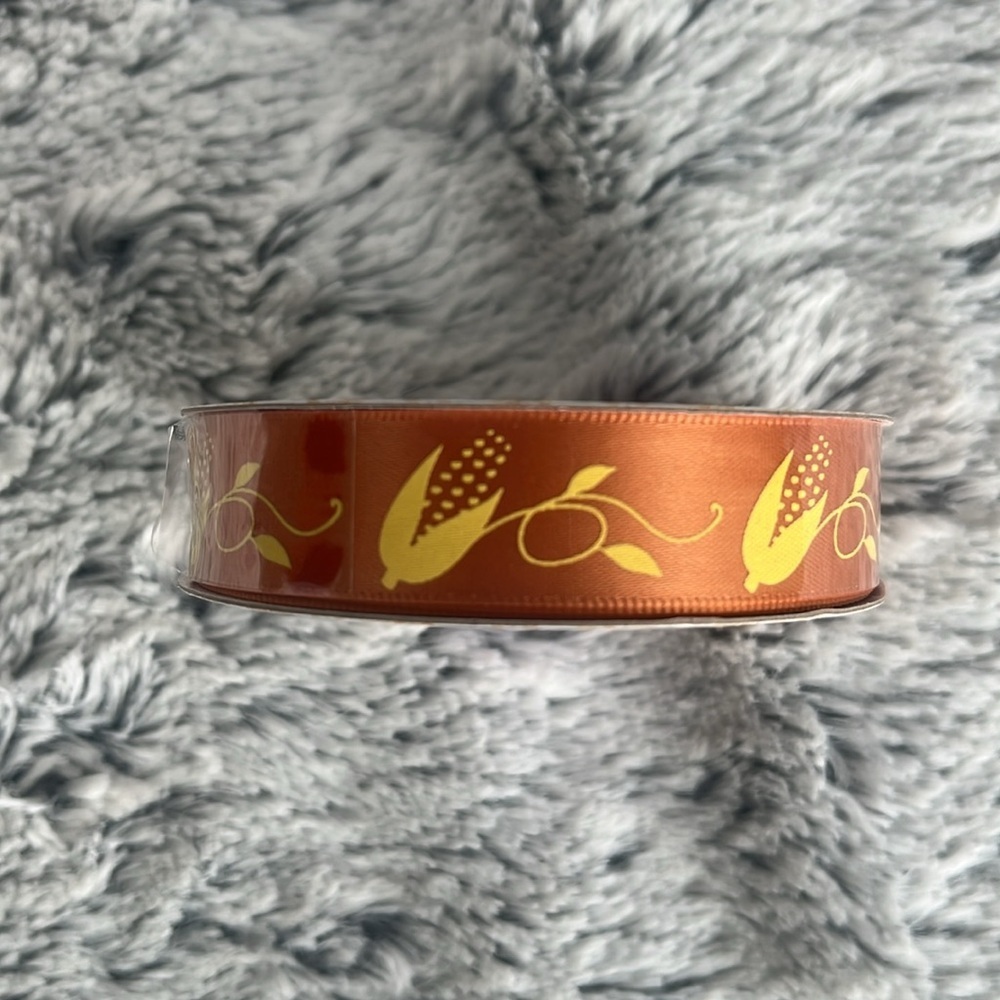 10 spools of Fall Pattern/Colors Ribbon Set - Picture 6 of 8